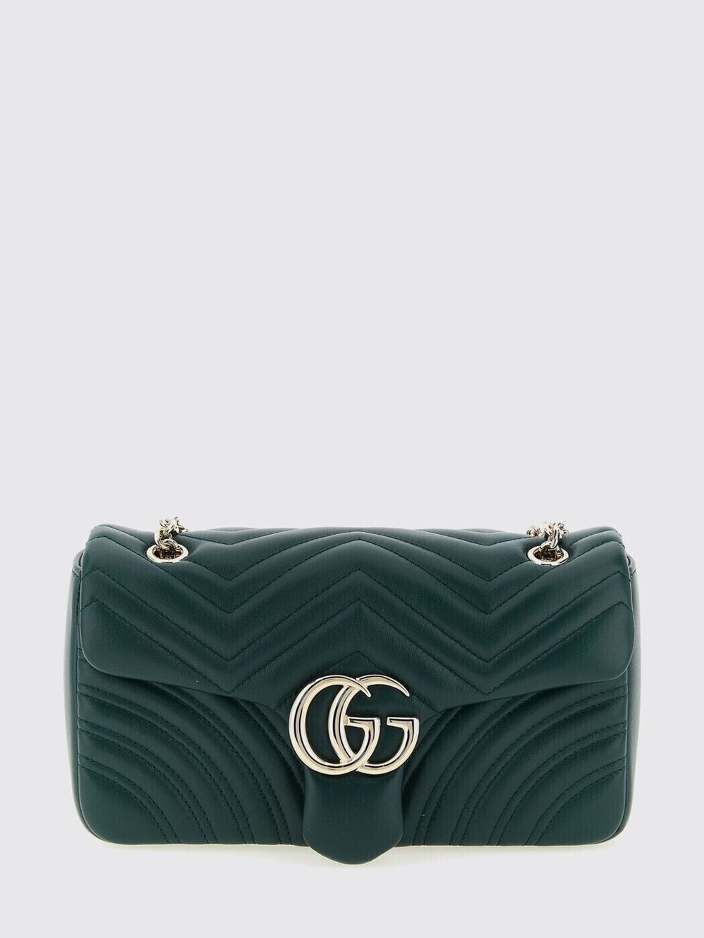 Gucci GG Marmont Matelasse Crossbody Bag Leather Green